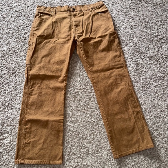 Dickies Pants Mens 40x32 Brown Carpenter Relaxed Fit Chore Work EUC - Picture 3 of 6